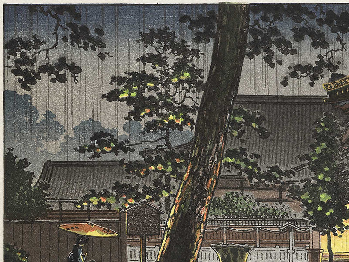 Takanawa Sengakuji by Tsuchiya Koitsu, (Large print size) / BJ352-583