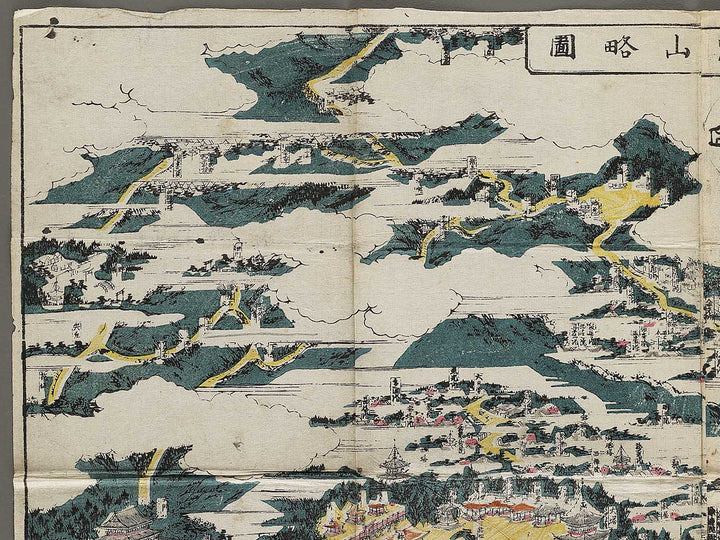 Koyasan ryakuzu  by Asai Koei / BJ324-303