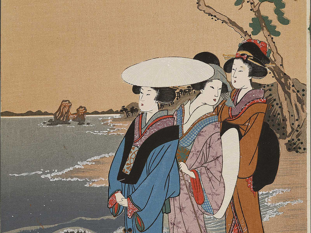 Ryoko no sanbijin by Kitagawa Fujimaro, (Medium print size) / BJ325-906