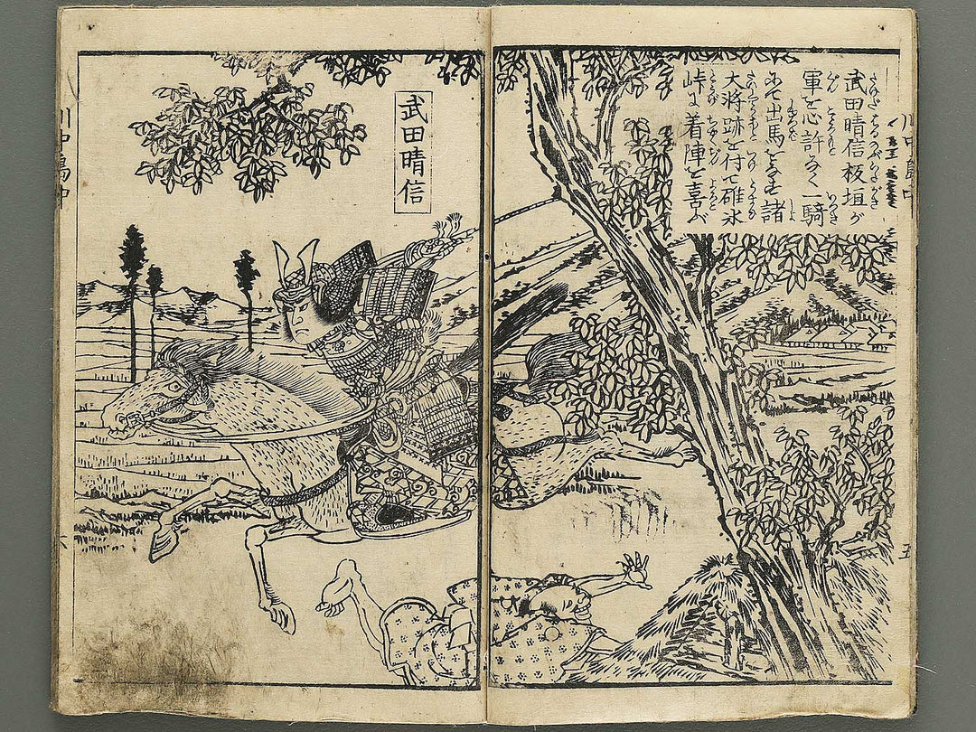 Kawanakajima ryo shogun ki (Chu) by Utagawa Yoshimori / BJ349-188
