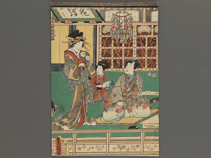 Genjikimi kagetsu asobi by Utagawa Kunisada(Toyokuni III) / BJ348-110