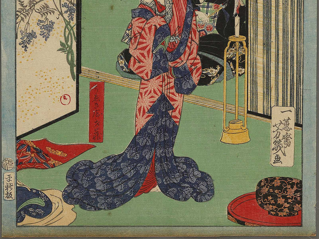 Hiramatsucho Uosen from the series 36 Restaurants in Sweet Spring by Ochiai Yoshiiku / BJ326-424