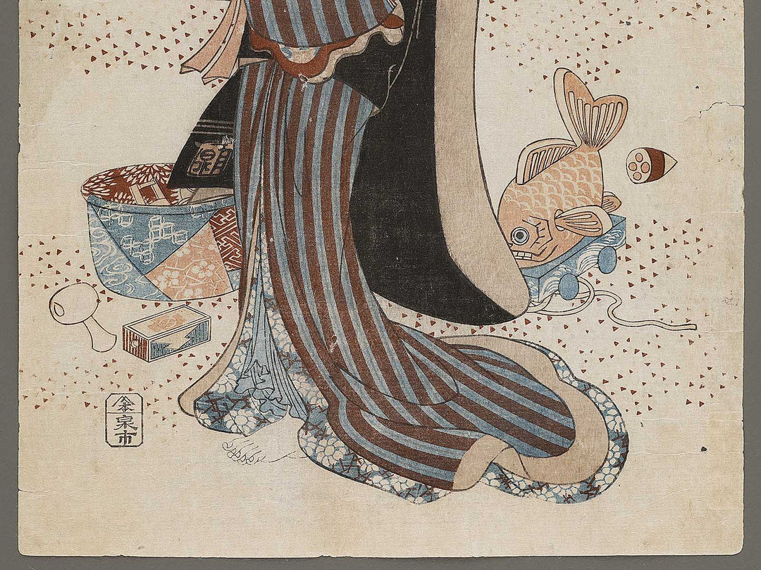 Kuro from the series Goshiki waka teika kyo by Utagawa Yoshitora / BJ309-806