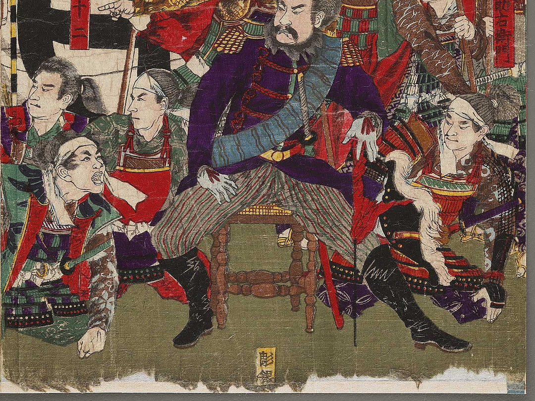 Kagoshima seito senki by Kobayashi Kiyochika / BJ322-637