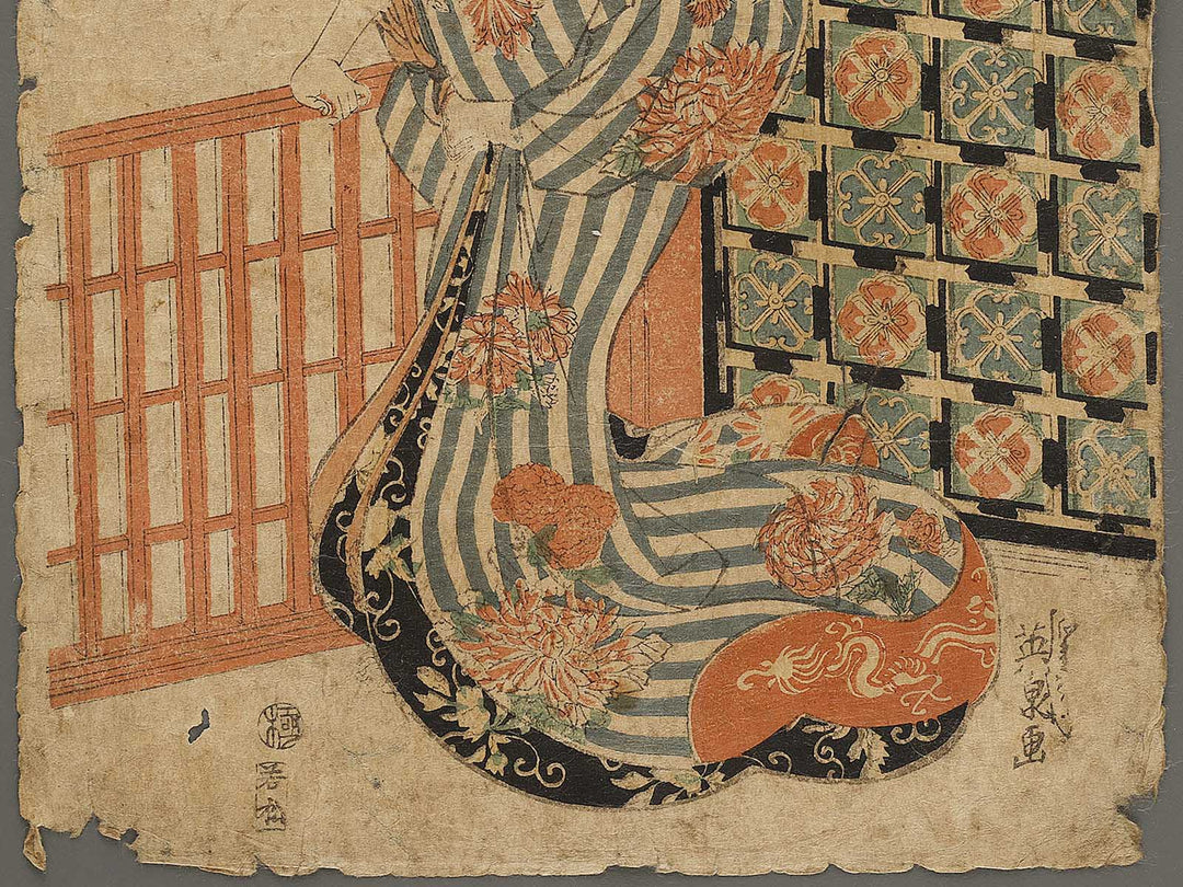 Ukiyo ogi by Keisai Eisen / BJ336-042