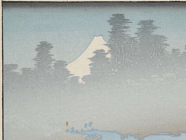 Fuji in the fog from the series One Hundred Views of Mount Fuji by Katsushika Hokusai, (Medium print size) / BJ307-608