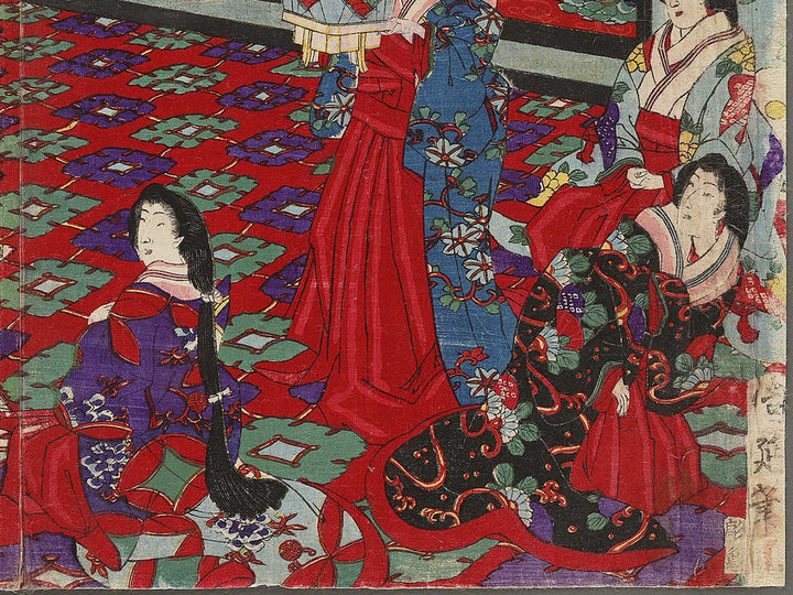 Kari kokyo oniwa haiken no zu by Yoshu Chikanobu / BJ320-922