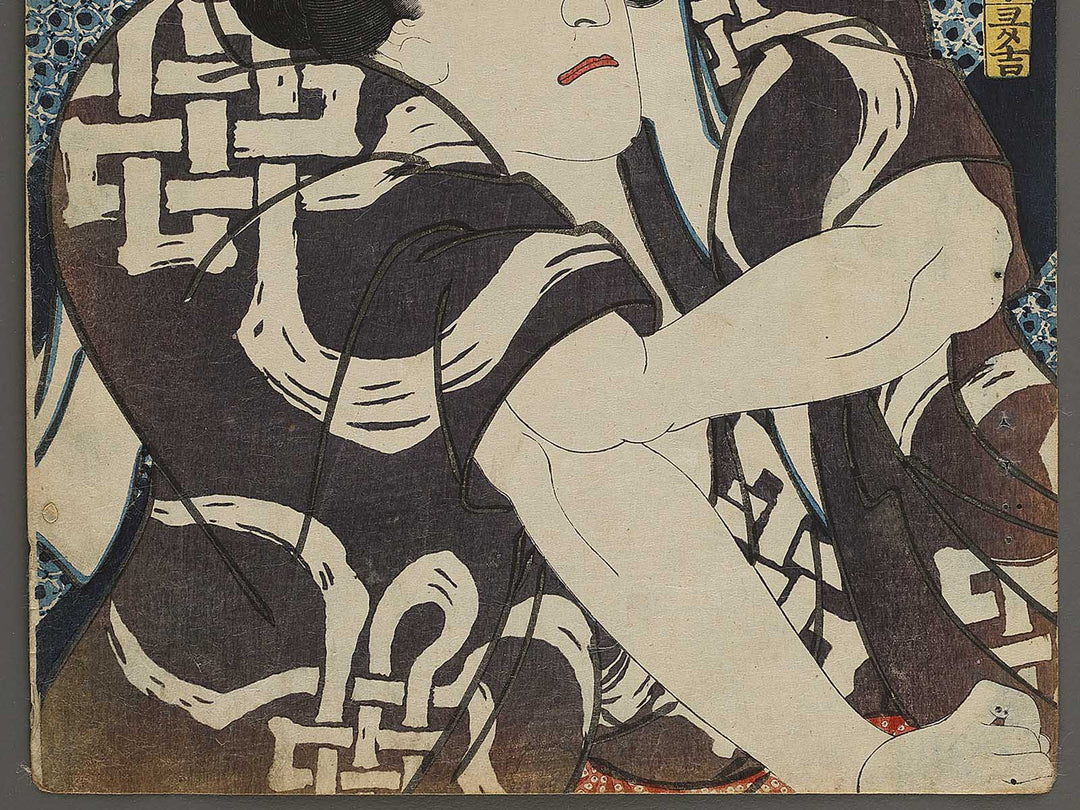Hanaregoma from the series Mitate shusse sumo by Utagawa Kunisada(Toyokuni III) / BJ340-018