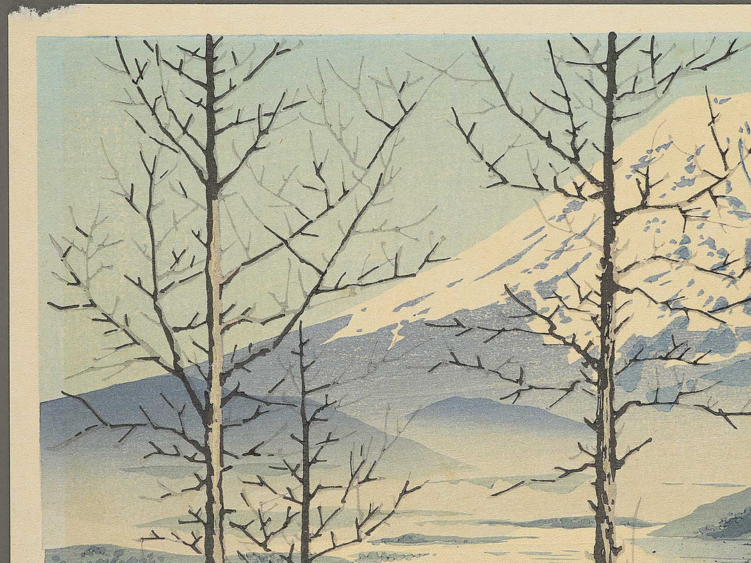 Soshun no fuji (Motosuko) from the series Fuji sanjurokkei no uchi by Tokuriki Tomikichiro, (Large print size) / BJ349-615