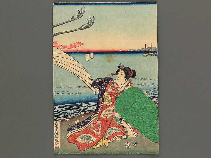Tori from the series Genji kachofugetsu no uchi by Utagawa Fusatane / BJ345-702