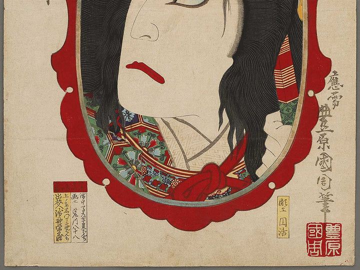 Miuranosuke Nakamura Tokizo from the series Imayo haiyu shashin kagami by Toyohara Kunichika / BJ330-834