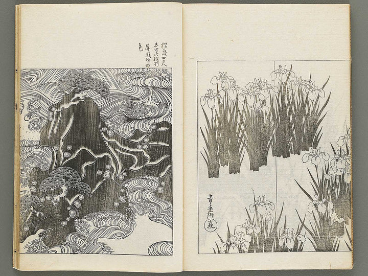 Korin hyakuzu Part 2, (Ge) by Ogata Korin / BJ339-619