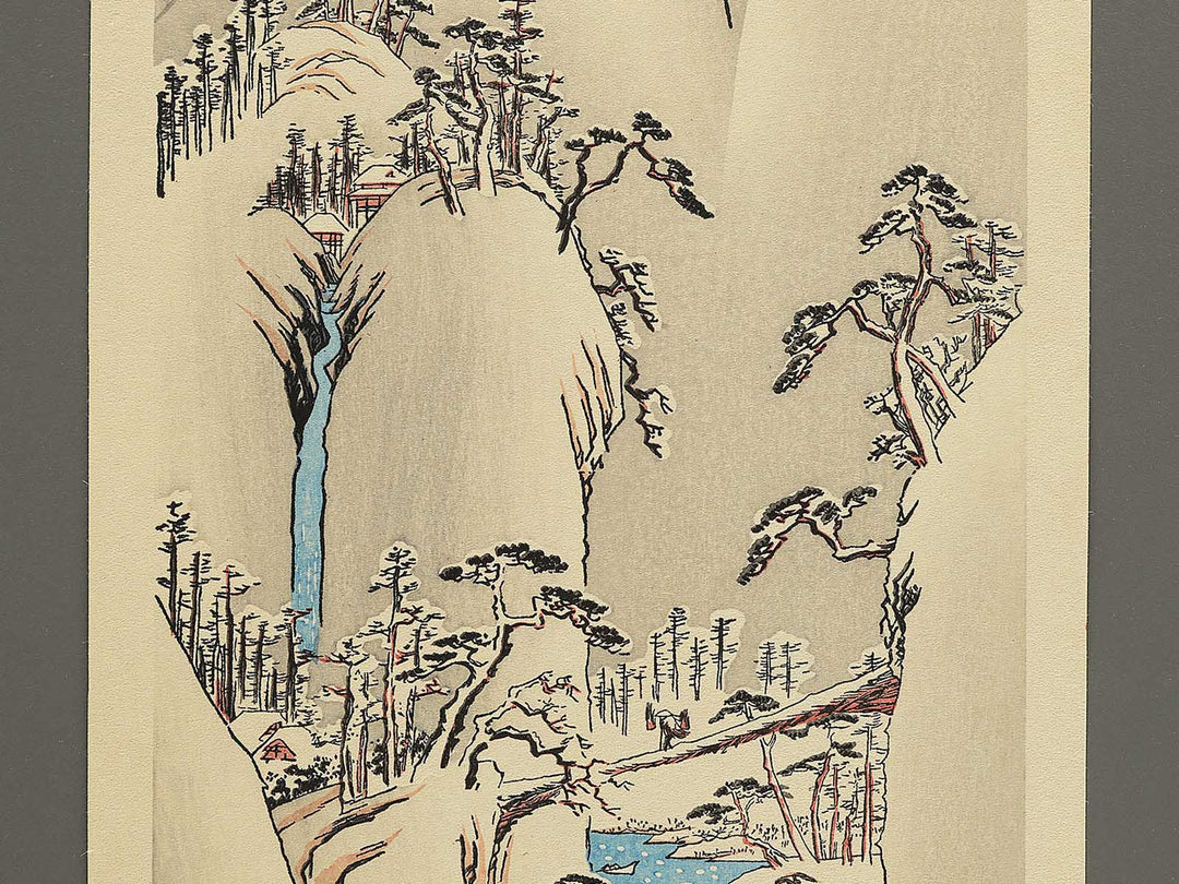 Fujikawa joryu no sekkei by Utagawa Hiroshige, (Medium print size) / BJ330-673