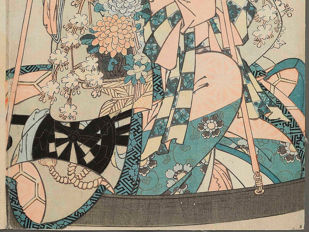 Miuraya nikai no ba by Toyohara Kunichika / BJ342-958