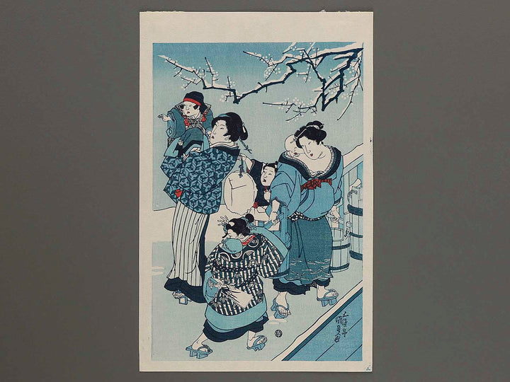 Yuki no ashita by Utagawa Kunisada(Toyokuni III), (Medium print size) / BJ286-083