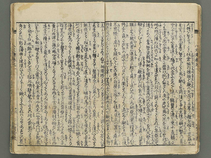 Nanso satomi hakkenden Volume 1 by Yanagawa Shigenobu / BJ347-151