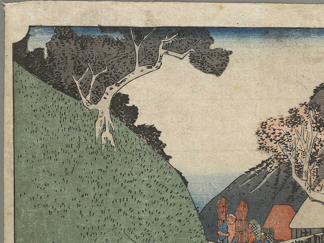 Okabe from the series The Fifty-three Stations of the Tokaido by Utagawa Hiroshige / BJ346-234
