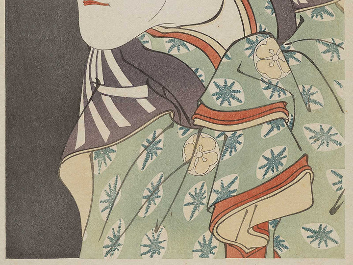 Morita Kan'ya VIII as the palanquin-bearer Uguisu no Jirosaku by Toshusai Sharaku, (Medium print size) / BJ318-808