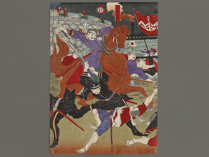 Kagoshima senso zue by Yoshu Chikanobu / BJ337-295