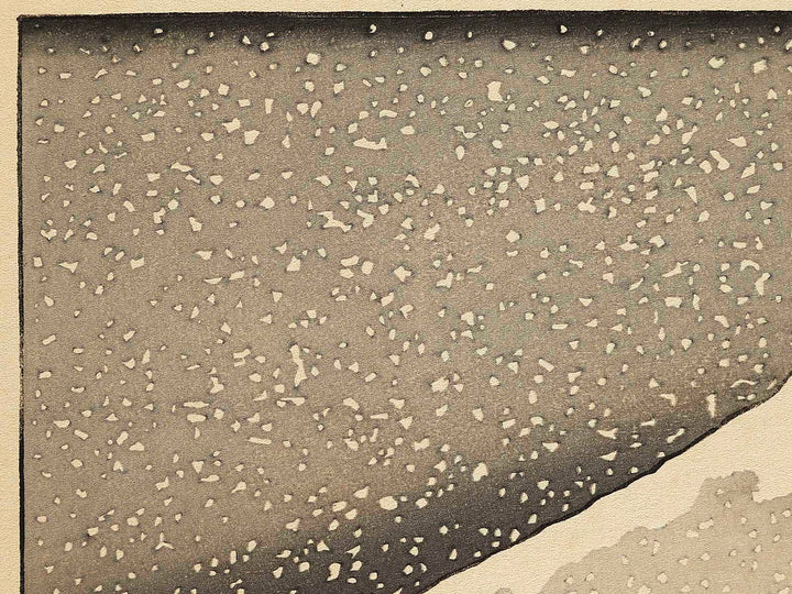 Shinsetsu no fuji from the series One Hundred Views of Mount Fuji by Katsushika Hokusai, (Medium print size) / BJ327-901