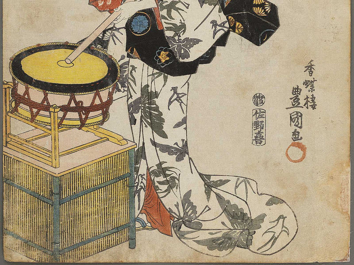 Gojusan ban udaisho michitsuna no haha from the series Hyakunin isshu esho by Kochoro Kunisada (Toyokuni III) / BJ320-502