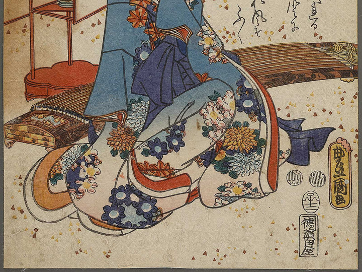 Matsukaze from the series Genji monogatari by Utagawa Kunisada(Toyokuni III) / BJ341-432