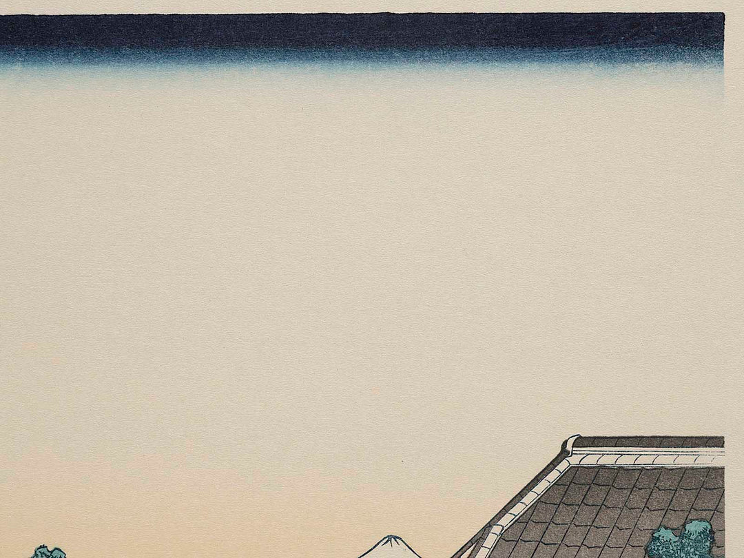 Surugadai in Edo from the series Thirty-six Views of Mount Fuji by Katsushika Hokusai, (Medium print size) / BJ283-535