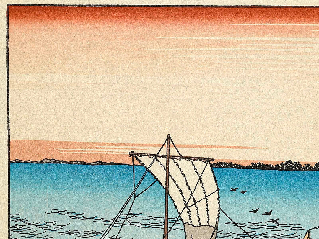 Suzaki no fuji from the series One Hundred Views of Mount Fuji by Katsushika Hokusai, (Medium print size) / BJ319-690