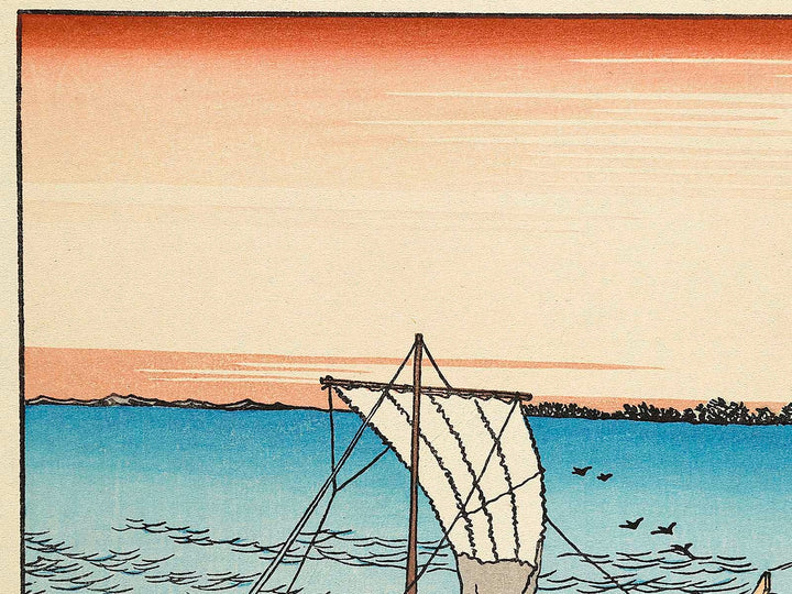 Suzaki no fuji from the series One Hundred Views of Mount Fuji by Katsushika Hokusai, (Medium print size) / BJ319-690