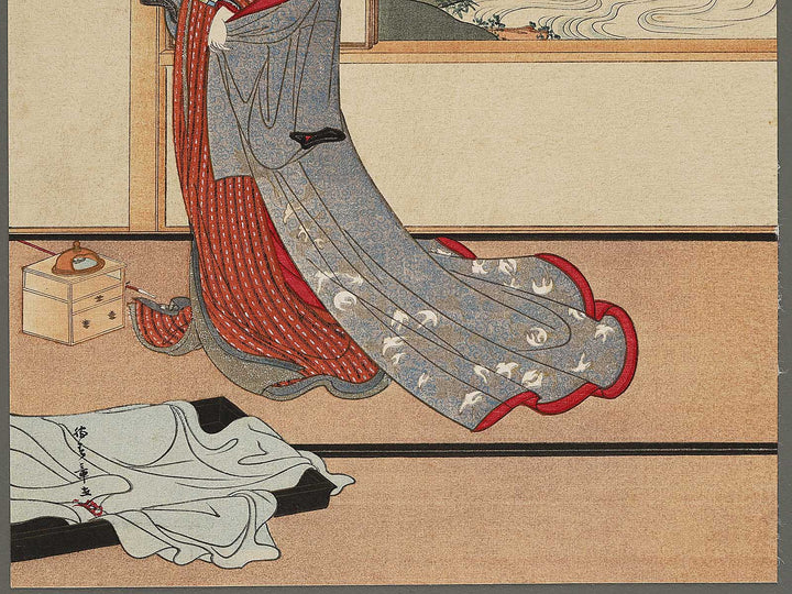 Shobai no fujin by Katsukawa Shunsho, (Medium print size) / BJ294-931