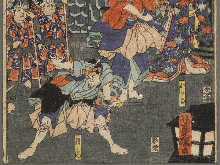 Sandanme from the series Kanadehon Chushingura by Utagawa Yoshifuji / BJ341-110