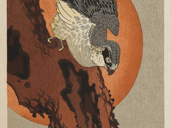 Hinode ni matsu ni taka by Utagawa Hiroshige, (Medium print size) / BJ324-800