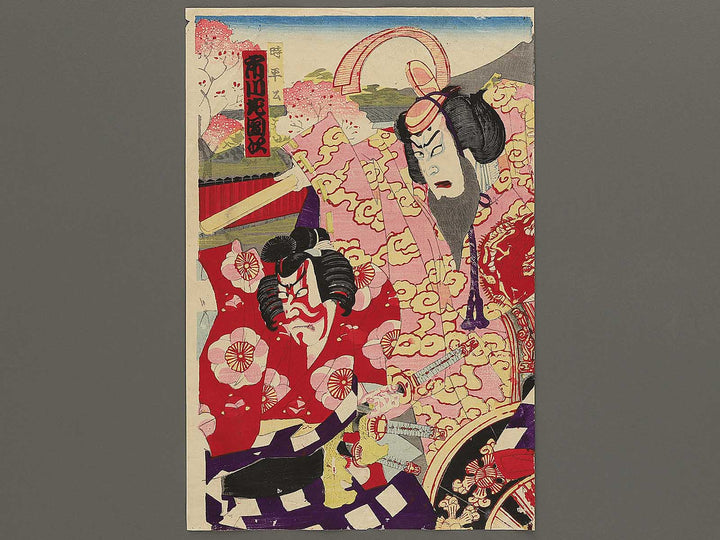 Tenjinki kurumahiki by Utagawa Kunisada(Toyokuni III) / BJ350-399