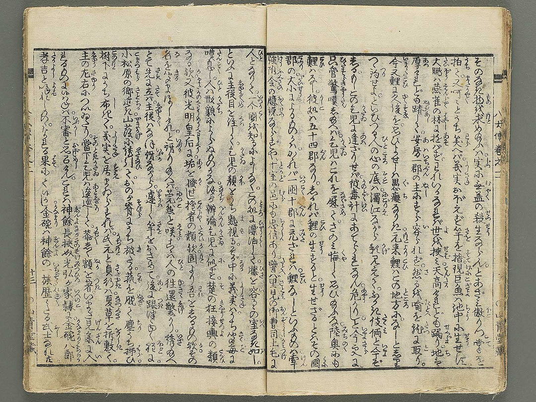 Nanso satomi hakkenden Volume 2 by Yanagawa Shigenobu / BJ347-158