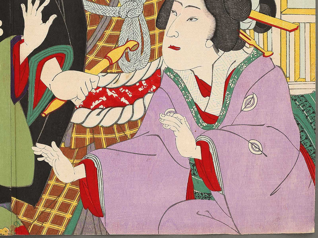 Meiji za shinkyogen ryogoku kibun by Utagawa Hosai / BJ305-326