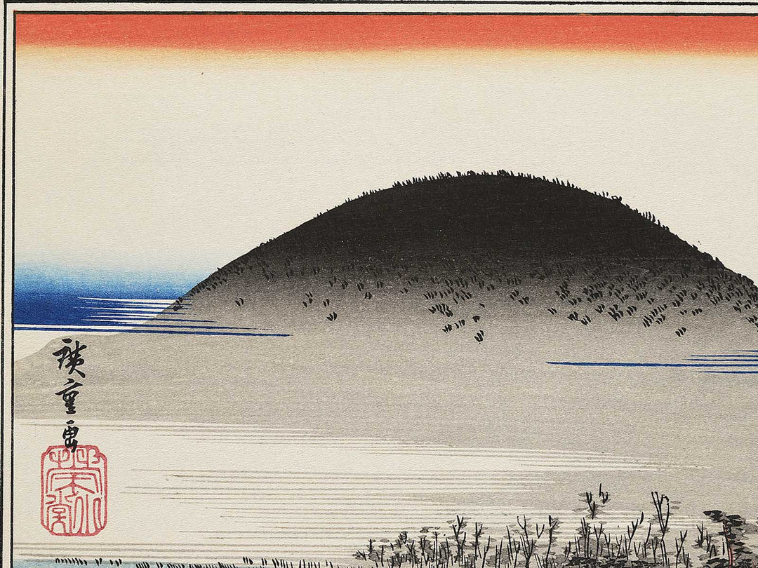 Kinkakuji from the series Kyoto meisho no uchi by Utagawa Hiroshige, (Medium print size) / BJ341-824