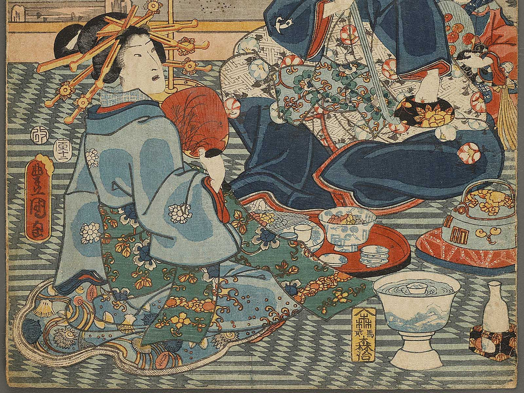 Genji besso no tsuki by Utagawa Kunisada(Toyokuni III) / BJ336-147