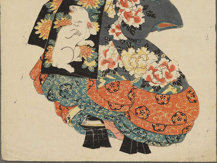 Shinyoshiwara sumicho Nakamanjiya uchi Shizunoo by Utagawa-school / BJ303-499