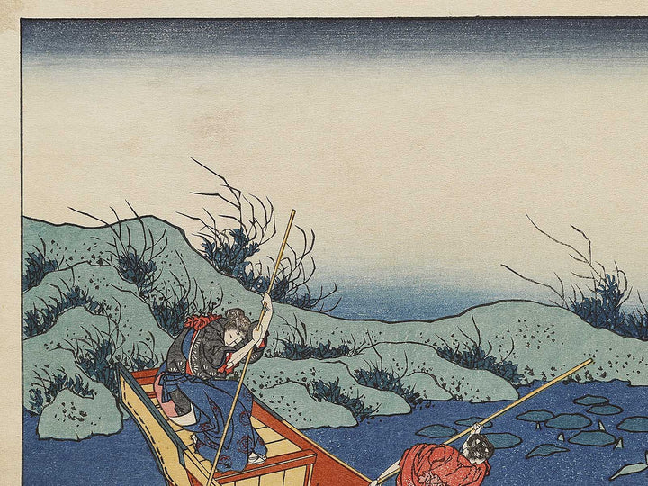 Funya no Asayasu from the series Hyakunin isshu ubaga etoki by Katsushika Hokusai, (Large print size) / BJ307-258