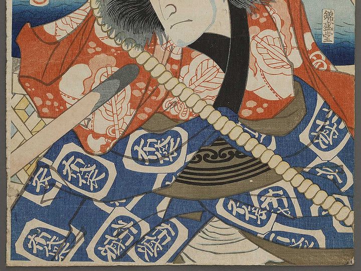 Hoteimaru no Ichiemon from the series Imayo gonin otoko by Toyohara Kunichika / BJ341-649