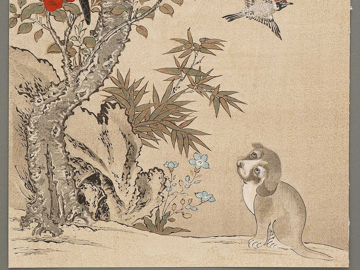 Kacho neko inu zu by Kanzan Seicho / BJ330-792