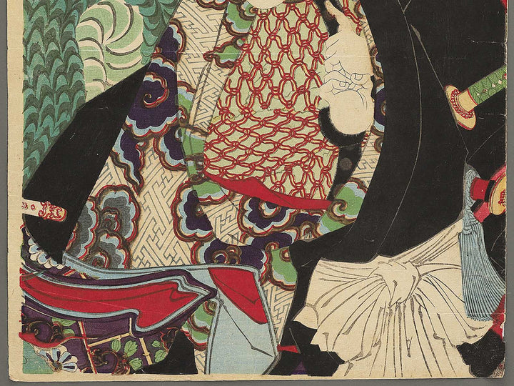 Kijutsu zoroi sannin doji by Toyohara Kunichika / BJ346-374