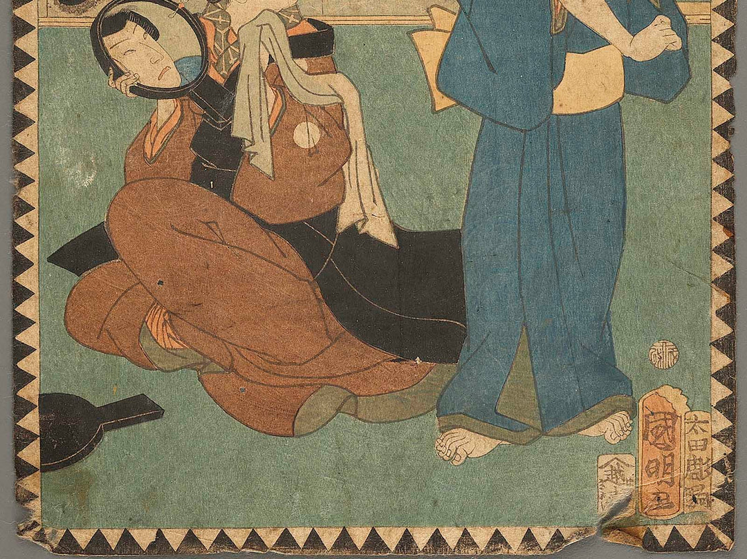 Dai rokudanme from the series Kanadehon chushingura  by Utagawa Kuniaki / BJ321-216