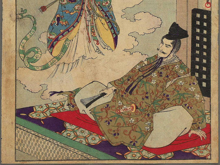 Minamoto no Yorimitsu from the series Azumanishiki chuya kurabe by Yoshu Chikanobu / BJ342-916