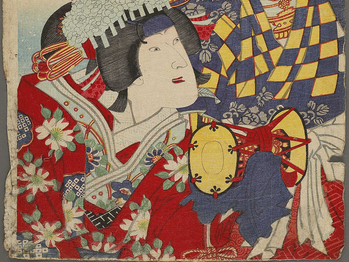 Kabuki actor by Toyohara Kunichika / BJ330-498