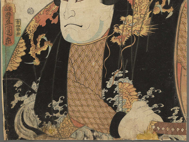 Shinto Okuji Nakamura Utaemon from the series Kinsei suikoden by Utagawa Kunisada(Toyokuni III) / BJ349-062