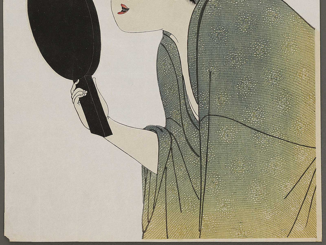 The Interesting Type from the series Ten Types In The Physiognomic Study Of Women by Kitagawa Utamaro, (Large print size) / BJ326-942
