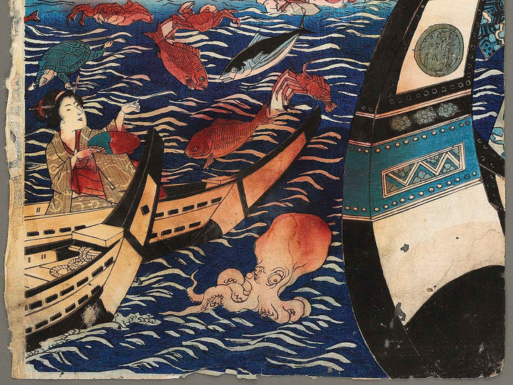 Ryogoku suijinsai yusuzumi no kei by Yoshu Chikanobu / BJ324-135