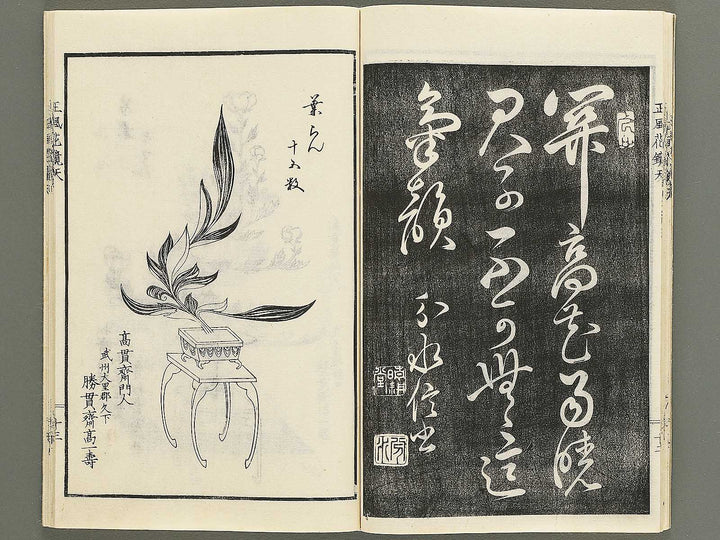 Soka bonseki shofu hana kagami (Part 1 of 3) / BJ352-891