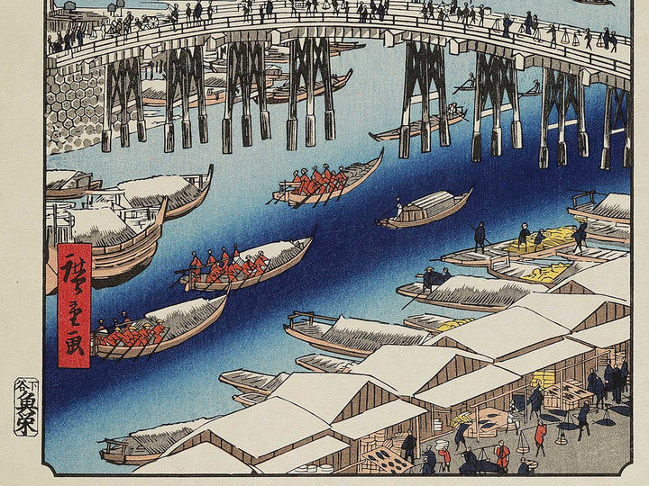 Clearing Weather after Snow at Nihonbashi from the series One Hundred Famous Views of Edo / BJ336-910